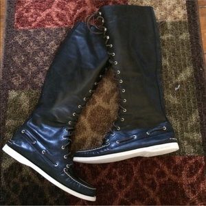 SPERRY TOP SIDER LACE UP BOOTS